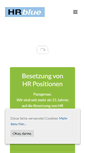 Mobile Screenshot of hrblue.com